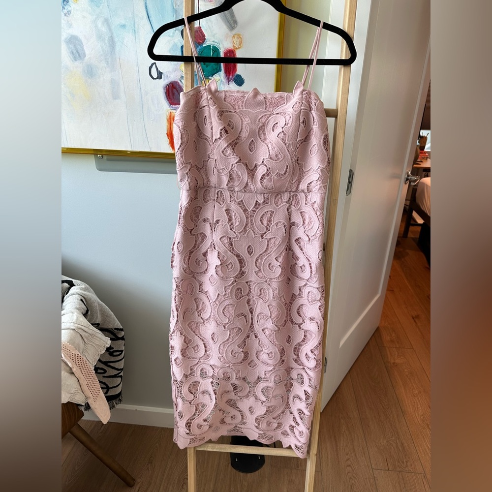 Bardot Blush Lina Lace Sheath Dress
